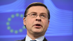 Valdis Dombrovskis is vice president of the European Commission and the EU's financial services chief