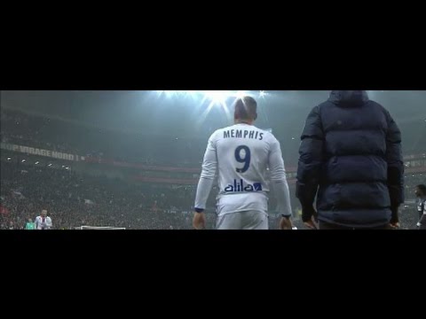 Memphis Depay debut for Lyon vs Marseille HD [22-01-2017]