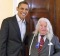 French-born tailor Georges De Paris with US President Barack Obama.