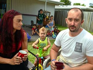 FEELING THE PINCH: Dan Bowman with his family Trish, Zoe, 13, Joseph, 12, Isaiah, 5, Malachi, 3 and Hugo, 1. Dan's feeling the pressure after losing his job when SC Admin Pty Ltd was placed into liquidation.