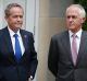 Opposition Leader Bill Shorten and Prime Minister Malcolm Turnbull are united in playing to a rich man/poor man paradigm ...