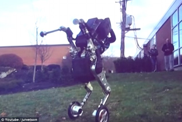 Boston Dynamics has unveiled its latest ¿nightmare inducing¿ robot, Handle ¿ a wheeled humanoid that can carry heavy loads, do squats, and even leap over obstacles. Leaked footage reveals a robot that looks like the child of the Atlas bot and a Segway