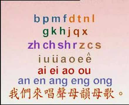 聲母韻母歌