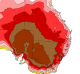 The enormous hot air mass hovering over NSW had had "a baking effect" on vegetation, according to the RFS.  