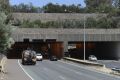 Motorists have been warned to stay away from the Parkes Way tunnel after a car fire on Saturday afternoon.