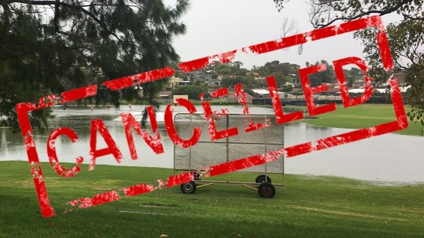 Wet weather has cancelled Perth's weekend plans.