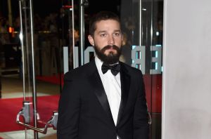 Actor Shia LeBeouf attends the closing night European Premiere gala red carpet arrivals for "Fury" during the 58th BFI ...