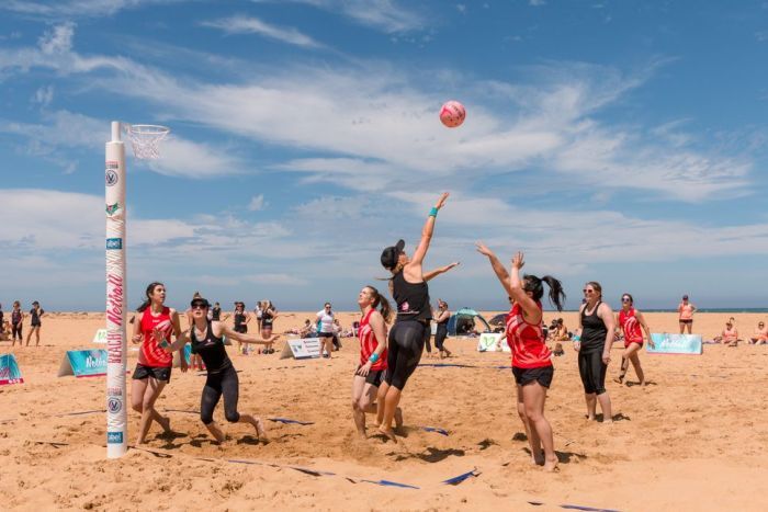 Beach Netball in Warrnambool