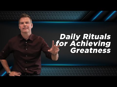 Daily Rituals To Be Great, by Bo Eason, Former NFL Safety