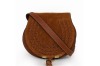 <b>Chloe Marcie suede small bag in camel</b><br>
French brand Chloe is a master of teaming subtle detail with chic ...