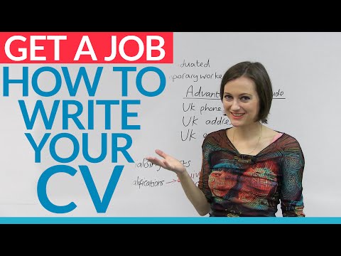 Job Skills: Prepare your English CV for a job in the UK