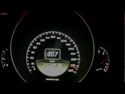 C 63 AMG Coupé Black Series Top Speed 0-307 km/h Sound Mercedes Test sport auto