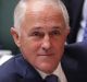 Energetic performance: Prime Minister Malcolm Turnbull let off some steam in Canberra.