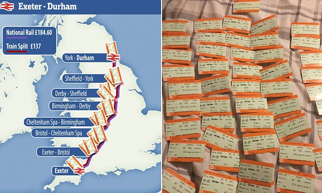 How to slash your train fare with ticket splitting hacks