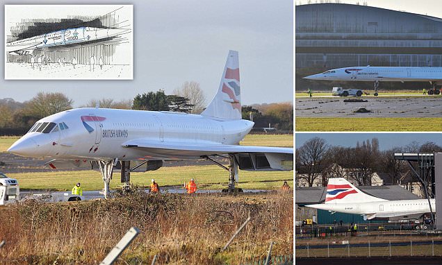 Concorde's last journey to a £19million aerospace museum