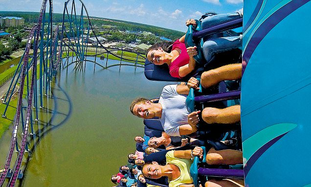 Orlando's new rides - a shark coaster and spinning cobra