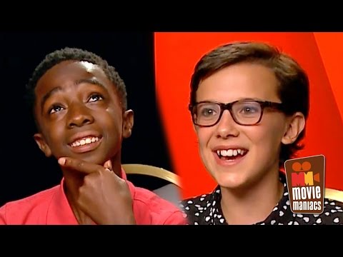 Netflix Stranger Things | Interview with Millie Bobby Brown & Caleb McLaughlin