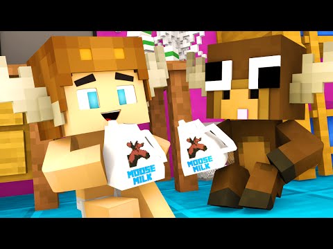 Minecraft Kindergarten - PET MOOSE ?! (Minecraft Roleplay) #4