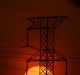 FAIRFAX GENERICS 23/01/07 - A generic photo of the sun setting behind high voltage powerlines , electricity , solar , ...