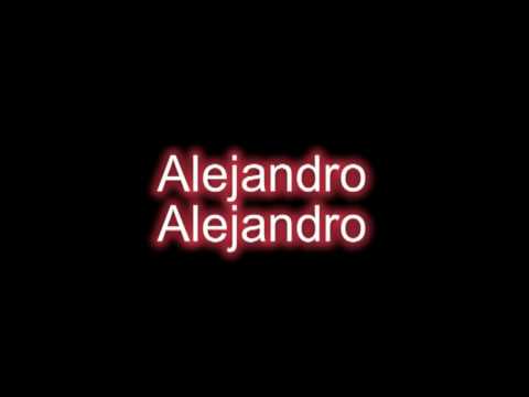 Lady Gaga - Alejandro +  [ Lyrics on Screen ] - HQ/HD