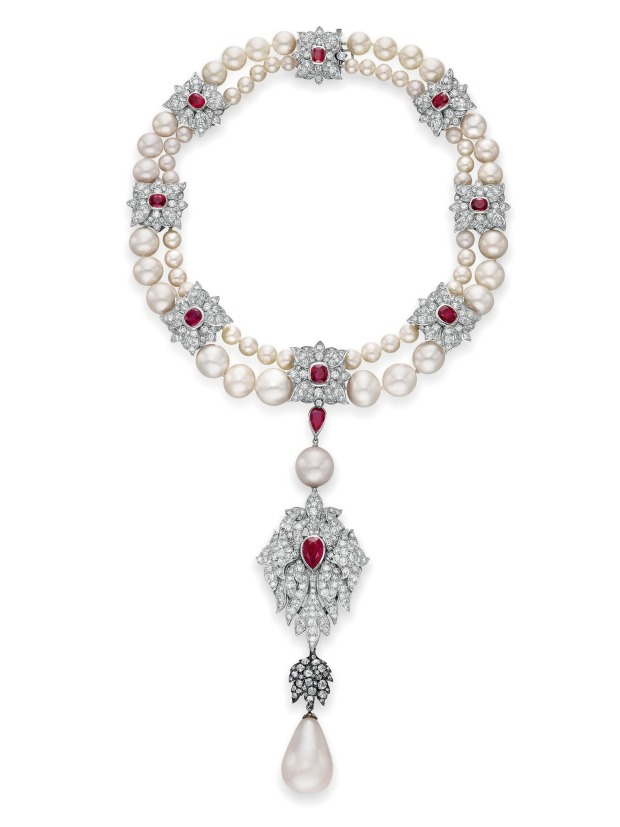 Elizabeth Taylor's La Peregrina pearl, whose previous owners included King Philip II of Spain and Joseph Bonaparte. Here ...