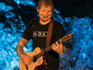 Ed Sheeran performs at Hanging Rock. Please photo credit Jaden Oswald