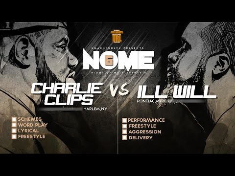 CHARLIE CLIPS VS ILL WILL SMACK/ URL RAP BATTLE