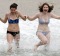 Enthusiasts from the long-established swimming club Les Ours Blancs (The Polar Bears) go for an annual swim in Biarritz, ...