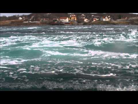 Riding the whirlpools of the world's strongest tidal current at Saltstraumen, Norway