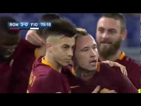 Roma vs Fiorentina 4-0 ● All Goals & Highlights ● Serie-A ● 07/02/2017 [HD]