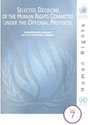 Cover: Selected Decisions of the Human Rights Committee under the Optional Protocol, Volume 7