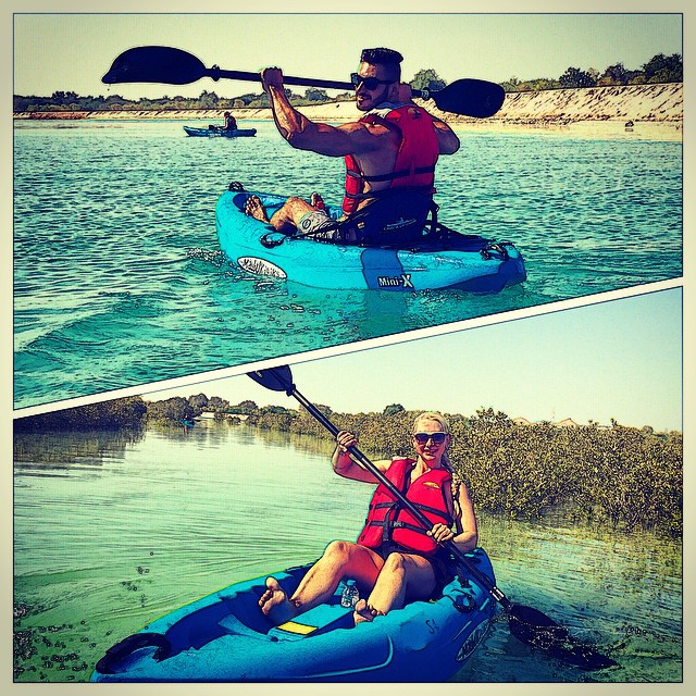 Kayaking geeks
-onlycoolpeople-kayak-professionals-waterfight-sirbaniyasisland-anantara-ididntcapsize-result