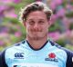 BRISBANE, AUSTRALIA - FEBRUARY 13: Michael Hooper of the Waratahs poses during the 2017 Super Rugby Media Launch at ...