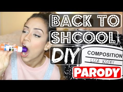 I EAT GLUE! BACK TO SCHOOL DIY Parody