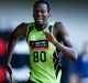 Hawks gain: Tony Olango at last year's draft combine.