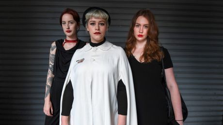 Stung into action: former Honey Birdette workers, Lee Smyth, 26, Harriet Jane, 21, and Shelley Murphy, 26, at the ...