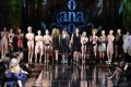 Actress Mira Sorvino, #Cancerland  Champagne Joy and Anaono founder Dana Donofree walk  the runway during AnaOno ...