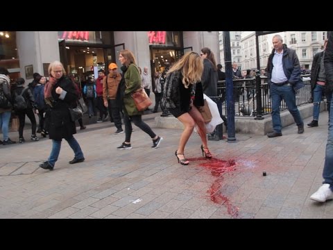 Girl Has Period Explosion In Public