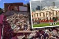 The Corkman Irish pub in Carlton, built in 1857, demolished last October. 