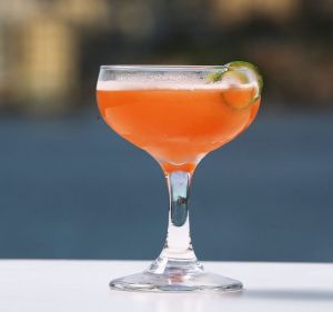 A drink from the cocktail menu at Bondi Icebergs Dining Room and Bar.