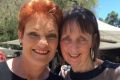 Michelle Myers with One Nation leader Pauline Hanson