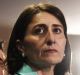 NSW Premier Gladys Berejiklian, flanked by local government minister Gabrielle Upton and Deputy Premier John Barilaro at ...