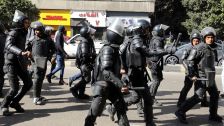 Soldiers outside the State Council courthouse in Cairo, Egypt, January 16, 2017.