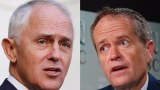 Malcolm Turnbull and Bill Shorten composite