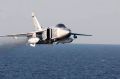 In a 2016 incidient, a Russian Su-24 aircraft makes a low altitude pass by the USS Donald Cook in the Baltic Sea.