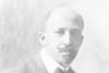 Black and white portrait of W.E.B. Du Bois in 1918.