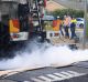 First batch of Tonerseal is laid on Onkaparinga Crescent in Kaleen.