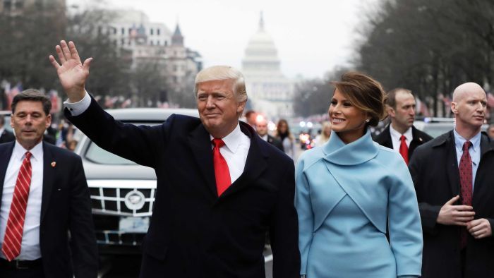 How Donald Trump's inauguration played out