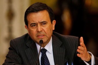 Mexico's Economy Minister Ildefonso Guajardo speaks