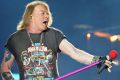 Guns N' Roses frontman Axl Rose worked the crowd into a frenzy.